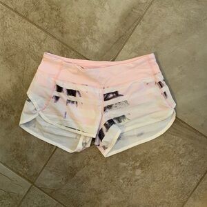 Lululemon speed up shorts 2.5 inch inseam